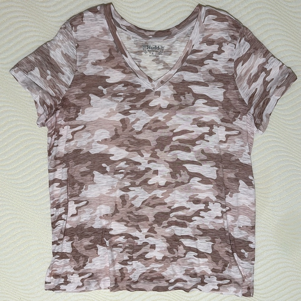 Mudd Pink Camo Roadtrip Tee